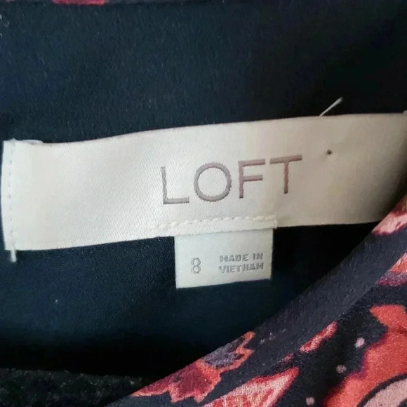 Loft Hydrangea Bouquet dress size 8 - Picture 4 of 9